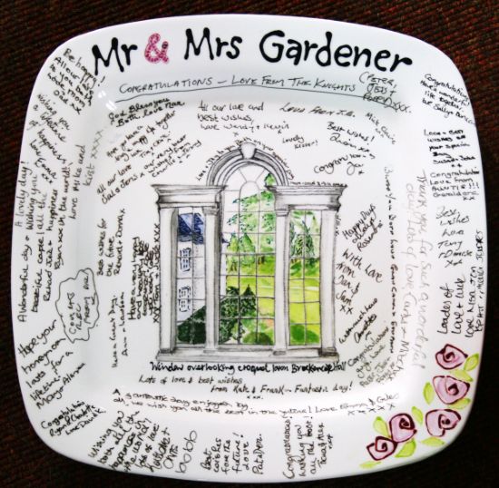 Melting Pot Painting Pottery Bewdley Worcestershire Signing Plates